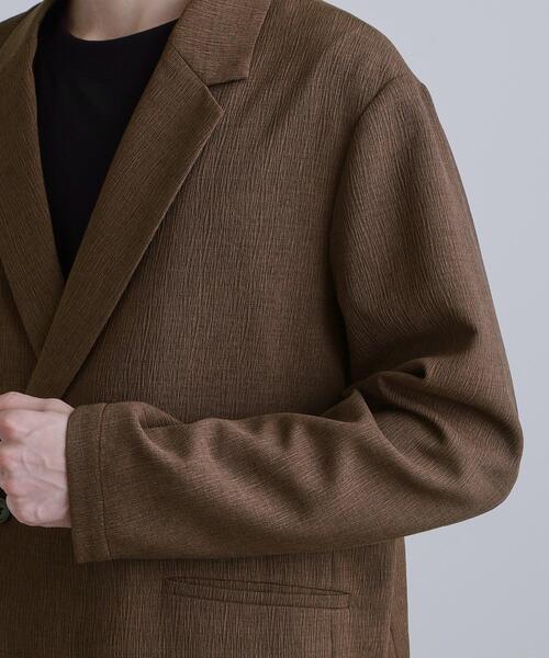 tk.TAKEO KIKUCHI(ティーケータケオキクチ)の「【セットアップ対応】テッククレープテーラードジャケット(テーラードジャケット・メンズ・ブラック/ブラウン系その他/チャコールグレー・01/02/03)」の12枚目の写真