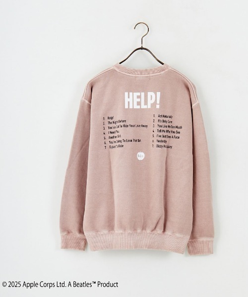 GOOD ROCK SPEED（グッドロックスピード）の「[GOOD ROCK SPEED/グッドロックスピード] 別注 THE BEATLES プリントスウェット(HELP!)（スウェット・レディース・ピンク・XL/L/M）」の19枚目の写真