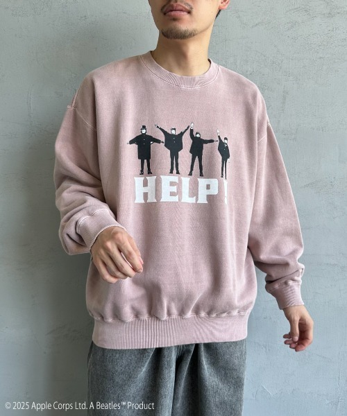 GOOD ROCK SPEED（グッドロックスピード）の「[GOOD ROCK SPEED/グッドロックスピード] 別注 THE BEATLES プリントスウェット(HELP!)（スウェット・レディース・ピンク・XL/L/M）」の12枚目の写真