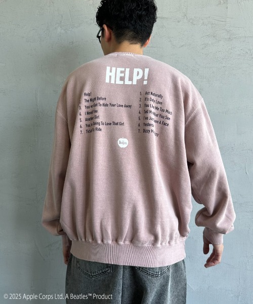 GOOD ROCK SPEED（グッドロックスピード）の「[GOOD ROCK SPEED/グッドロックスピード] 別注 THE BEATLES プリントスウェット(HELP!)（スウェット・レディース・ピンク・XL/L/M）」の14枚目の写真