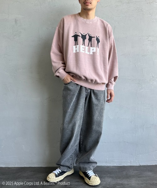 GOOD ROCK SPEED（グッドロックスピード）の「[GOOD ROCK SPEED/グッドロックスピード] 別注 THE BEATLES プリントスウェット(HELP!)（スウェット・レディース・ピンク・XL/L/M）」の15枚目の写真