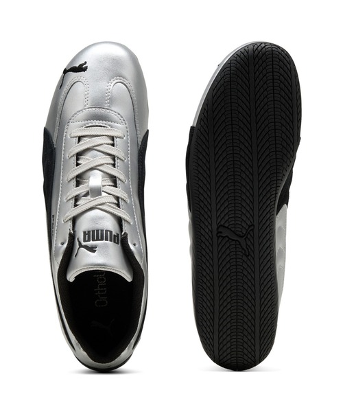 PUMA（プーマ）の「PUMA/プーマ レディース スニーカー 韓国 シルバー ROSE ロゼ SPEEDCAT METALLIC スピードキャット 403689 01（スニーカー・レディース・シルバー・24.0cm/25.0cm/23.5cm/24.5cm/23.0cm）」の5枚目の写真