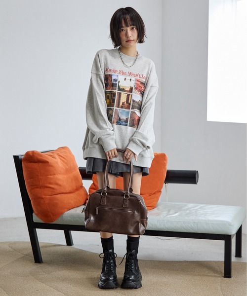 PBLIM(ページボーイリム)の「《UNISEX》ロストキャットスウェット(スウェット・レディース・ネイビー/オフホワイト/グレー・MEDIUM/LARGE)」の13枚目の写真