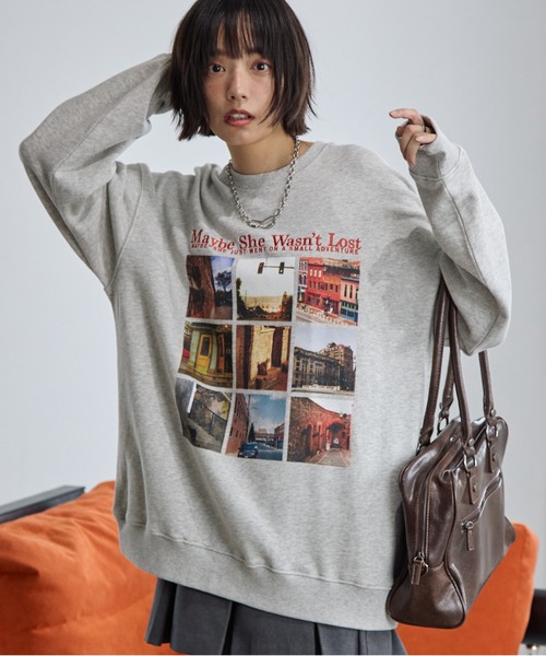 PBLIM(ページボーイリム)の「《UNISEX》ロストキャットスウェット(スウェット・レディース・ネイビー/オフホワイト/グレー・MEDIUM/LARGE)」の17枚目の写真