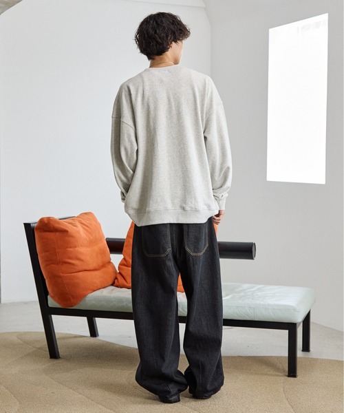 PBLIM(ページボーイリム)の「《UNISEX》ロストキャットスウェット(スウェット・レディース・ネイビー/オフホワイト/グレー・MEDIUM/LARGE)」の5枚目の写真