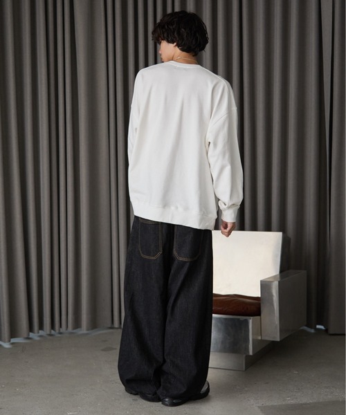PBLIM(ページボーイリム)の「《UNISEX》ロストキャットスウェット(スウェット・レディース・ネイビー/オフホワイト/グレー・MEDIUM/LARGE)」の8枚目の写真