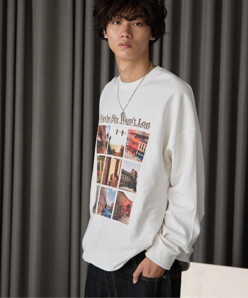PBLIM(ページボーイリム)の「《UNISEX》ロストキャットスウェット(スウェット・レディース・ネイビー/オフホワイト/グレー・MEDIUM/LARGE)」の21枚目の写真