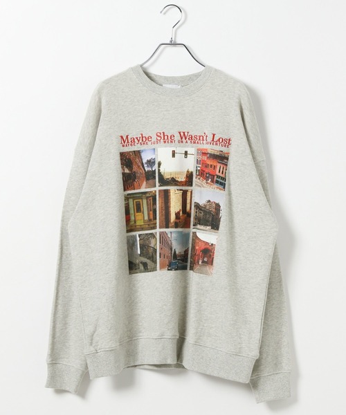 PBLIM(ページボーイリム)の「《UNISEX》ロストキャットスウェット(スウェット・レディース・ネイビー/オフホワイト/グレー・MEDIUM/LARGE)」の6枚目の写真