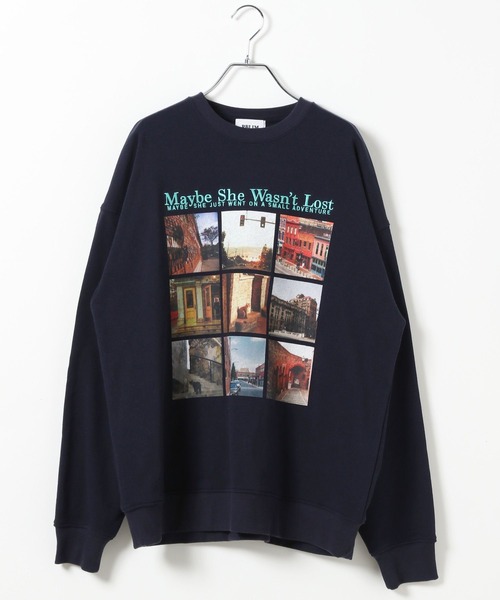 PBLIM(ページボーイリム)の「《UNISEX》ロストキャットスウェット(スウェット・レディース・ネイビー/オフホワイト/グレー・MEDIUM/LARGE)」の18枚目の写真
