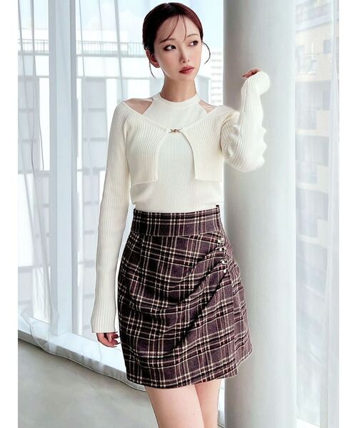 レイヤードニットトップス（ニット/セーター）｜RESEXXY