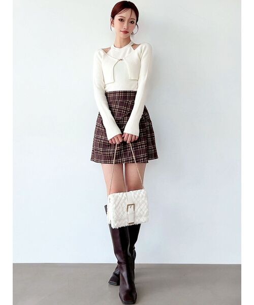 レイヤードニットトップス（ニット/セーター）｜RESEXXY