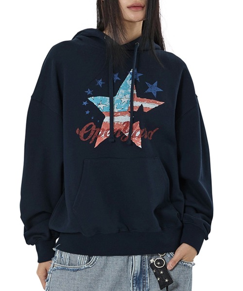 OY/オーワイ』STARRY FLAG HOODIE/スターリーフラッグプルオーバー 