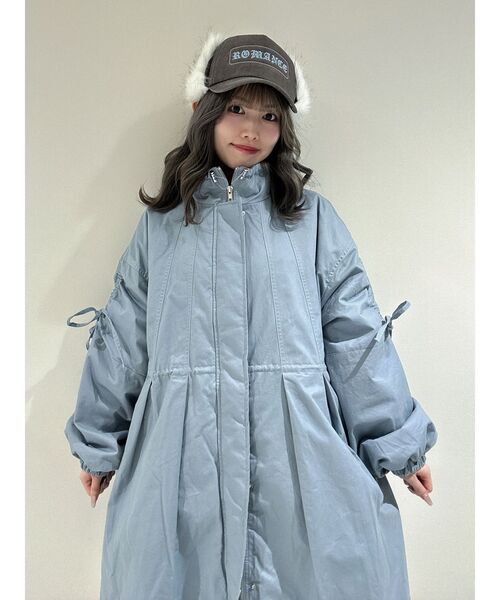 ギャザーリボンモッズコート（モッズコート）｜jouetie（ジュエティ