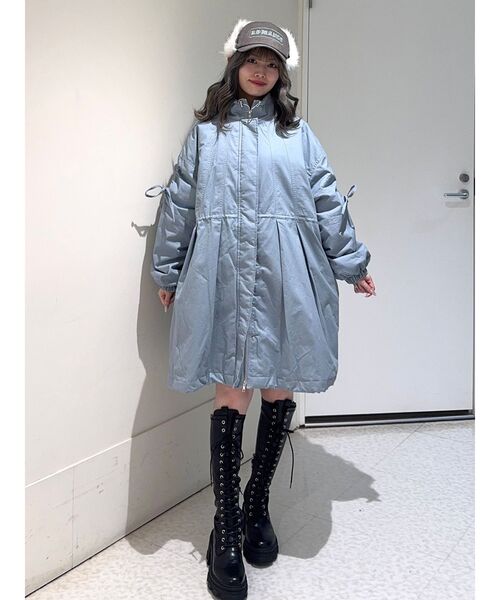 ギャザーリボンモッズコート（モッズコート）｜jouetie（ジュエティ