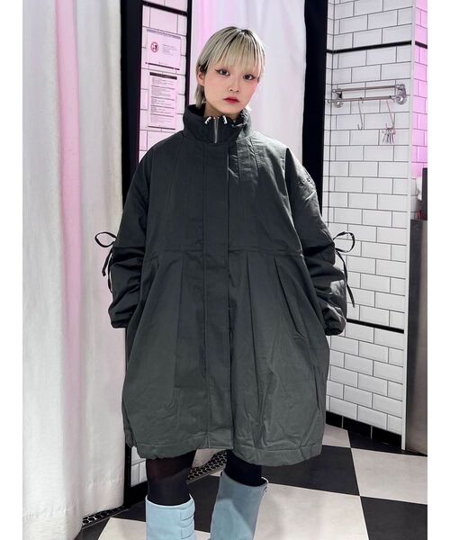 ギャザーリボンモッズコート（モッズコート）｜jouetie（ジュエティ