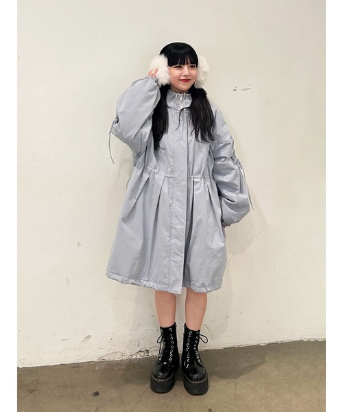 ギャザーリボンモッズコート（モッズコート）｜jouetie（ジュエティ