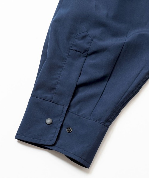 meanswhile（ミーンズワイル）の「Feather Smooth Snap SH（シャツ/ブラウス・メンズ・ネイビー/オフホワイト・3(L)/2(M)）」の14枚目の写真