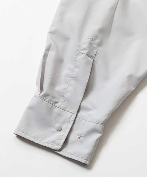 meanswhile（ミーンズワイル）の「Feather Smooth Snap SH（シャツ/ブラウス・メンズ・ネイビー/オフホワイト・3(L)/2(M)）」の8枚目の写真