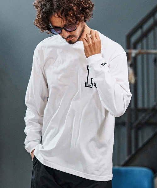 felkod（フィルコッド）の「mlt5396-Prints and Patches 6oz Long Sleeve Tee ロングスリーブカットソー(F25F260)（Tシャツ/カットソー・メンズ・ホワイト/ブラック/ブルー系その他・S/M/L/XL）」の4枚目の写真