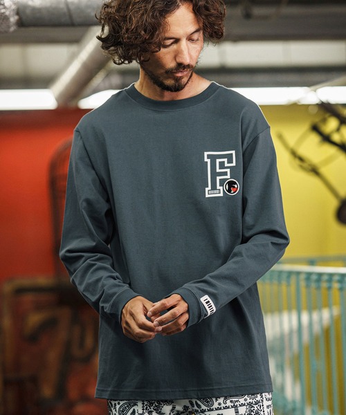 felkod（フィルコッド）の「mlt5396-Prints and Patches 6oz Long Sleeve Tee ロングスリーブカットソー(F25F260)（Tシャツ/カットソー・メンズ・ホワイト/ブラック/ブルー系その他・S/M/L/XL）」の12枚目の写真
