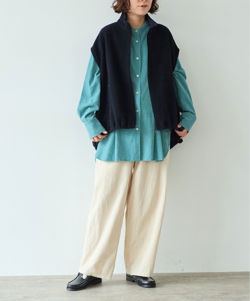 【MEI】yuni ユニ ウールコットンベスト ベスト ノーカラー MEI】yuni ユニ ウールコットンベスト ベスト ノーカラー MEI様専用