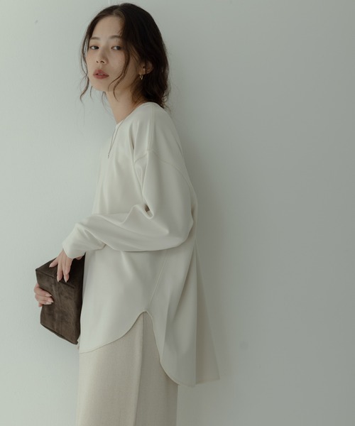 カットジョーゼットプルオーバー（Tシャツ/カットソー）｜URBAN