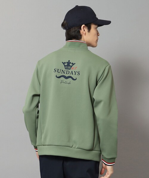 adabat(アダバット)の「【新レーベル ADABAT NAVY】せとはるコラボ ハーフジッププルオーバー(Tシャツ/カットソー・メンズ・カーキ系6/ホワイト系・50/48/46)」の13枚目の写真