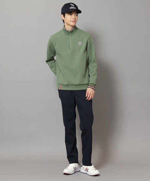adabat(アダバット)の「【新レーベル ADABAT NAVY】せとはるコラボ ハーフジッププルオーバー(Tシャツ/カットソー・メンズ・カーキ系6/ホワイト系・50/48/46)」の15枚目の写真