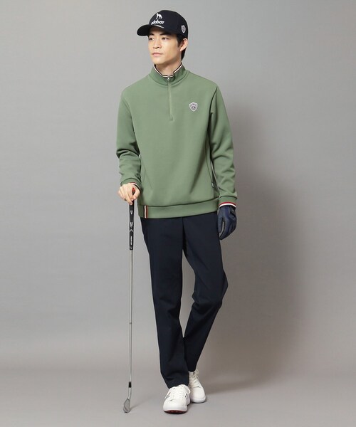 adabat(アダバット)の「【新レーベル ADABAT NAVY】せとはるコラボ ハーフジッププルオーバー(Tシャツ/カットソー・メンズ・カーキ系6/ホワイト系・50/48/46)」の16枚目の写真