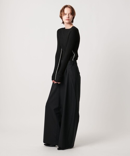 AEWEN MATOPH（イウエン マトフ）の「＜AEWEN MATOPH＞リブハンドステッチプルオーバーニット（ニット/セーター・レディース・グレー系/ブラック・FREE）」の17枚目の写真