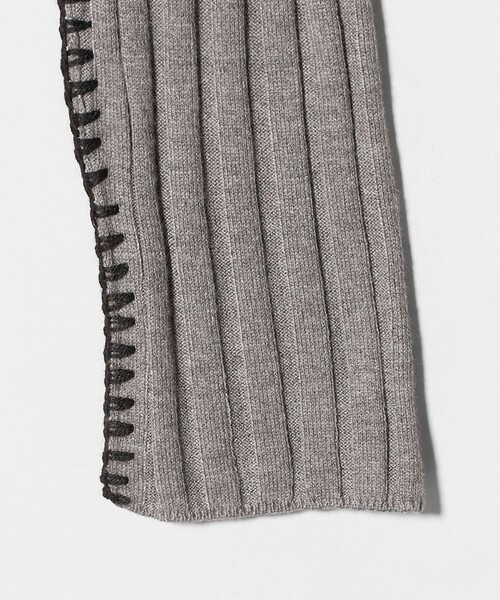 AEWEN MATOPH（イウエン マトフ）の「＜AEWEN MATOPH＞リブハンドステッチプルオーバーニット（ニット/セーター・レディース・グレー系/ブラック・FREE）」の10枚目の写真