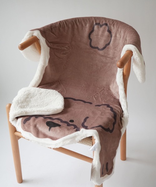 セール】【 Port / ポート 】 犬のかたち ブランケット / アニマル