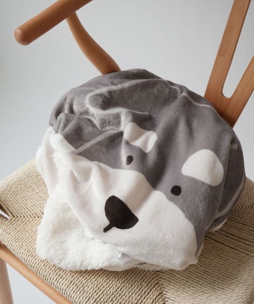 セール】【 Port / ポート 】 犬のかたち ブランケット