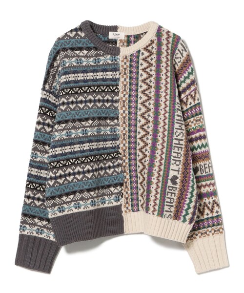 フェアアイル プルオーバー ニット（ニット/セーター）｜BEAMS HEART
