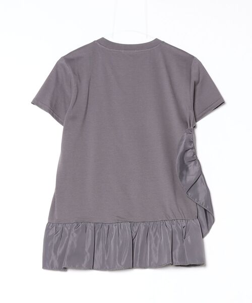 DOUBLE STANDARD CLOTHING（ダブルスタンダードクロージング）の「フリルデザインカットソー（WEB限定）（Tシャツ/カットソー・レディース・カーキ/チャコールグレー・FREE）」の13枚目の写真