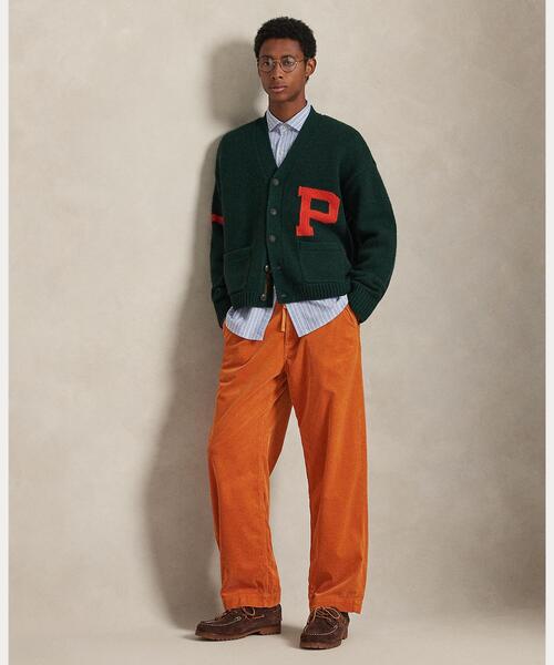 POLO RALPH LAUREN(ポロ ラルフ ローレン)の「クラシック フィット プリーテッド コーデュロイ パンツ(その他パンツ・メンズ・オレンジ・S/L/M)」の1枚目の写真