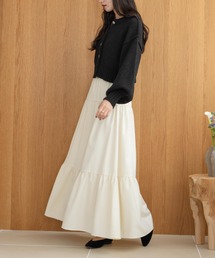 hinari | シャーリングティアードスカート(スカート)