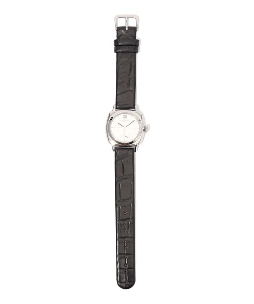 VAGUE WATCH CO.(ヴォーグウォッチカンパニー)の「【別注】VAGUE WATCH Coussin Sophie クロコダイルベルト クォーツウォッチ(アナログ腕時計・メンズ・ブラック系その他/ホワイト系その他・FREE)」の8枚目の写真