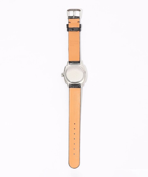 VAGUE WATCH CO.(ヴォーグウォッチカンパニー)の「【別注】VAGUE WATCH Coussin Sophie クロコダイルベルト クォーツウォッチ(アナログ腕時計・メンズ・ブラック系その他/ホワイト系その他・FREE)」の3枚目の写真
