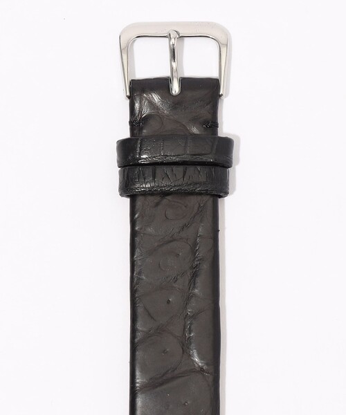 VAGUE WATCH CO.(ヴォーグウォッチカンパニー)の「【別注】VAGUE WATCH Coussin Sophie クロコダイルベルト クォーツウォッチ(アナログ腕時計・メンズ・ブラック系その他/ホワイト系その他・FREE)」の5枚目の写真