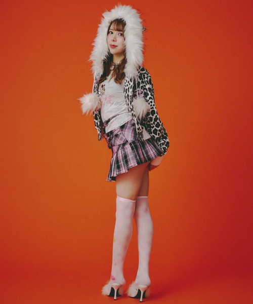 GALFY】ぎゃるマシぱぁかぁ / 【ガルフィー】ヒョウ柄フェイクファー