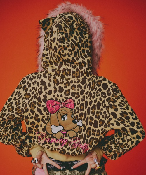 GALFY】ぎゃるマシぱぁかぁ / 【ガルフィー】ヒョウ柄フェイクファー