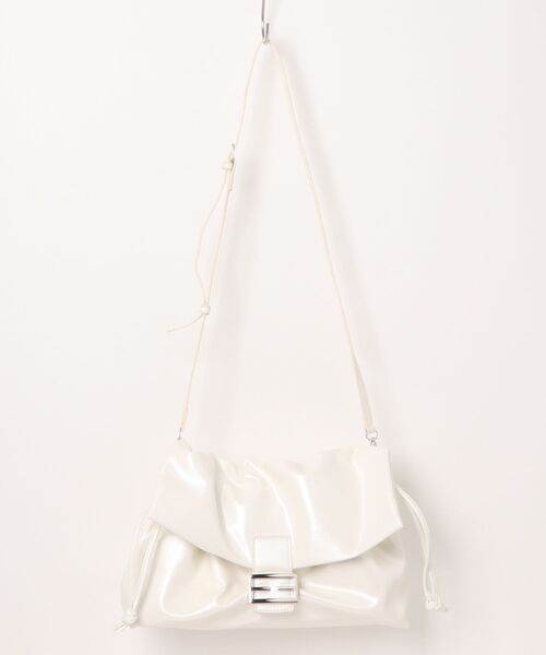 セール】【2種類のショルダーストラップ入り】 2WAY ギャザーフラップ