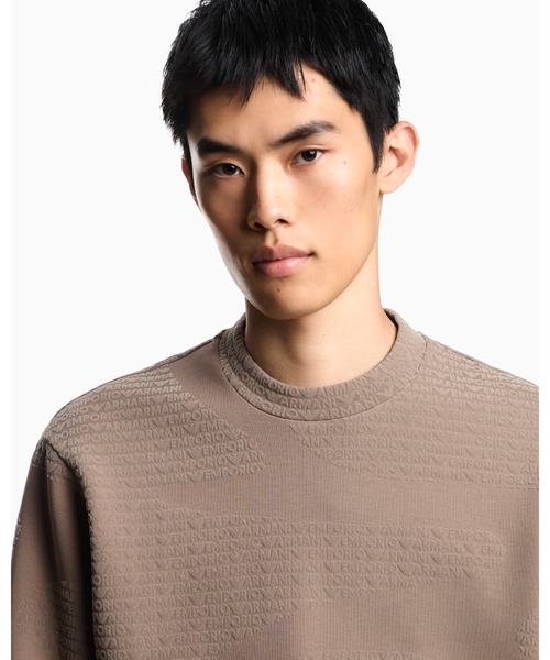 セール】【エンポリオ アルマーニ】ASV スウェットシャツ リヨセル混紡