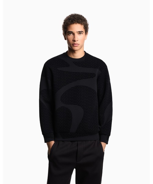 セール】【エンポリオ アルマーニ】ASV スウェットシャツ リヨセル混紡