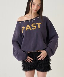 WHO'S WHO gallery | ハトメオフショルロゴスウェット(スウェット)