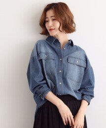 オーバーシャツ」に該当するシャツ/ブラウス（デニム）ファッション