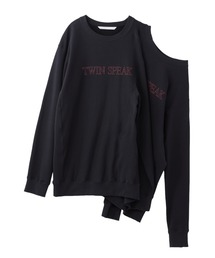JOHN LAWRENCE SULLIVAN | "TWIN SPEAK" DOCKING SWEAT PULLOVER(スウェット)
