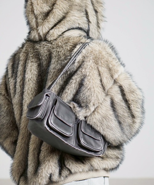 Chikashitsu +】vintage wash coating hand bag / 【チカシツプラス