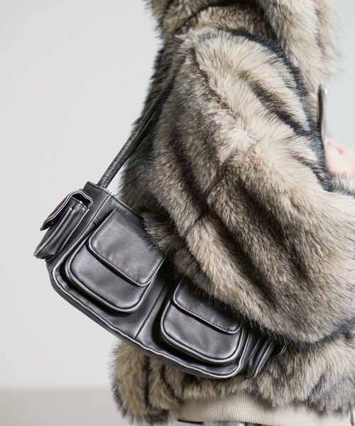 Chikashitsu +】vintage wash coating hand bag / 【チカシツプラス